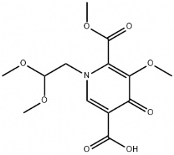 1-(2,2-Dimethoxyethyl)-1,4-dihydro-3-methoxy-4-oxo-2,5-pyridinedicarboxylic acid 2-methyl ester