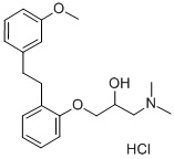 1-(二甲基氨基)-3-[2-[2-(3-甲氧基苯基)乙基]苯氧基]-2-丙醇盐酸盐