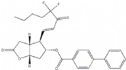 [3aR-[3aa,4a(E),5b,6aa]]-4-(4,4-二氟-3-氧代-1-辛烯基)六氢-2-氧代-2H-环戊并[b]呋喃-5-基 [1,1'-联苯]-4-甲酸酯