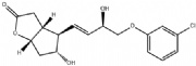 (3aR,4R,5R,6aS)-4-[(1E,3R)-4-(3-氯苯氧基)-3-羟基-1-丁烯-1-基]六氢-5-羟基-2H-环戊二烯并[b]呋喃-2-酮