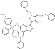 6-苄氧基-9-((1S,3R,3S)-4-苄氧基-3-苄氧基甲基-2-亚甲基环戊基)-N-((4-甲氧基苯基)二苯基甲基)-9H-嘌呤-2-胺