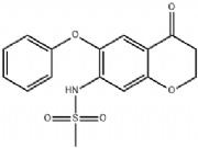 N-(3,4-二氢-4-氧代-6-苯氧基- 2H-1-苯并吡喃 -7-基) -甲磺酰胺